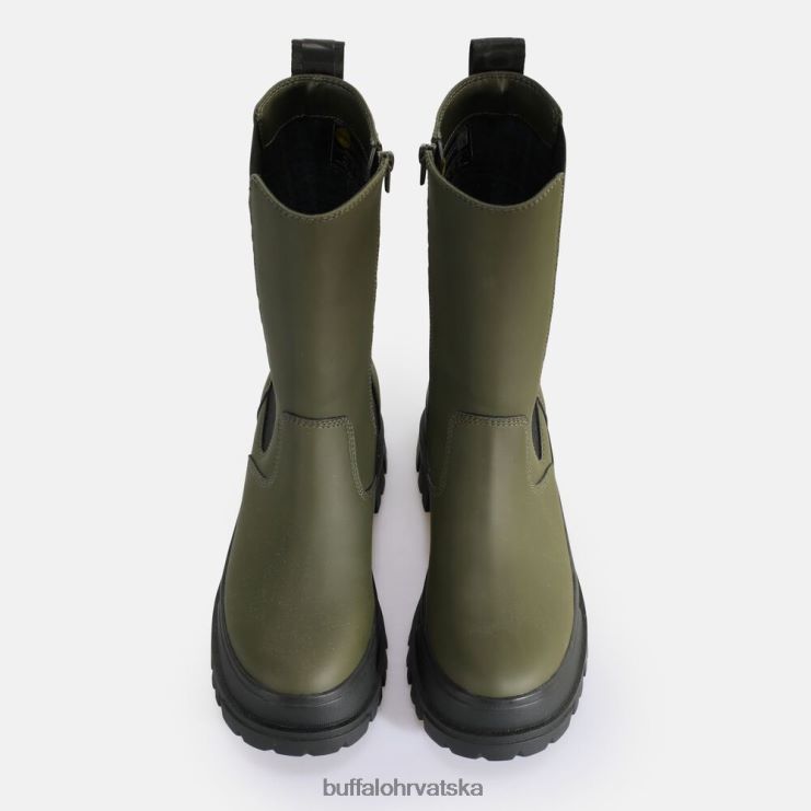 kaki Buffalo aspha clf kiša chelsea hi boot vegan |čizme TDD6T513